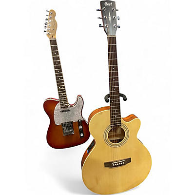 Used Cort sfx me op Natural Acoustic Electric Guitar