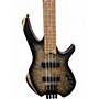 Used Cort space 4 poplar burl Electric Bass Guitar poplar burl