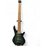Used Cort space 5 Green Electric Bass Guitar Green