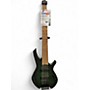 Used Cort space5 Green Electric Bass Guitar Green