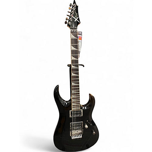 Used Cort x custom Black Solid Body Electric Guitar Black