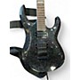 Used Cort x custom black sparkle Solid Body Electric Guitar black sparkle