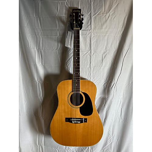 Used Cortez Dreadnaught Natural Acoustic Guitar Natural