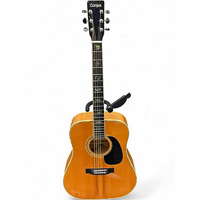 Used Cortez J-6500 Vintage Blonde Acoustic Guitar