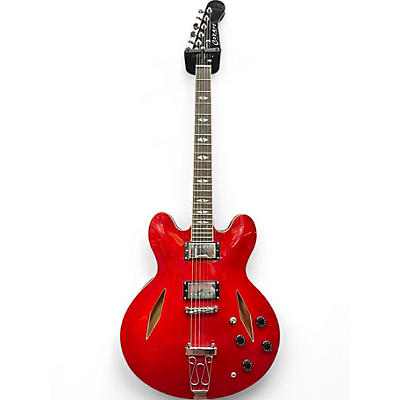 Used Cozart Custom Trini Lopez 335 Clone Red Hollow Body Electric Guitar
