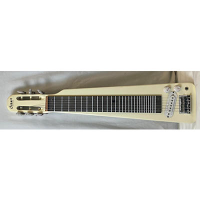 Used Cozart Hawaiian White Lap Steel