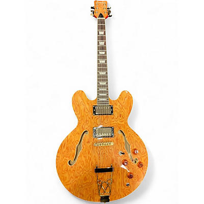 Used Cozart Semi Hollow  Natural Hollow Body Electric Guitar