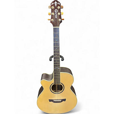 Used Crafter Guitars AMAZE PLUS LH Natural Acoustic Electric Guitar