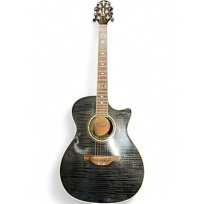 Used Crafter Guitars ATE70CEQ Green Acoustic Electric Guitar