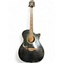 Used Crafter Guitars ATE70CEQ Green Acoustic Electric Guitar Green