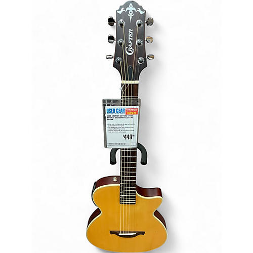 Used Crafter Guitars CT120 Natural Solid Body Electric Guitar Natural