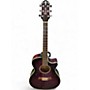Used Crafter Guitars GCL-80 Purple Acoustic Guitar Purple
