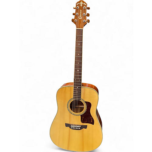 Used Crafter Guitars KD-10 Natural Acoustic Guitar Natural
