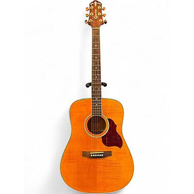 Used Crafter Guitars MD60 Natural Acoustic Electric Guitar