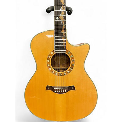 Used Crafter Guitars Moon Light 30th Anniversary Natural Acoustic Electric Guitar