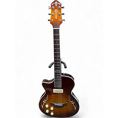 Used Crafter Guitars SATTMVS LEFT HANDED MOD 2 Color Sunburst Hollow Body Electric Guitar