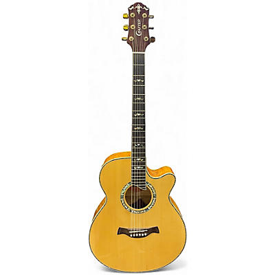 Used Crafter Guitars SE33 Natural Acoustic Electric Guitar