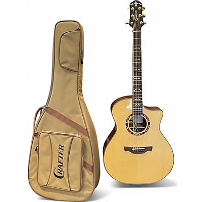 Used Crafter Guitars STG G-20CE PRO Natural Acoustic Electric Guitar
