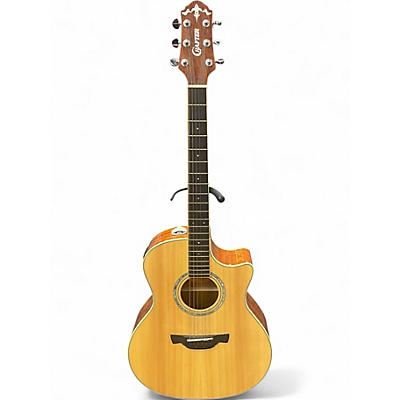 Used Crafter Guitars Stage55 Plus Natural Acoustic Electric Guitar