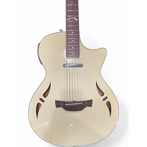 Used Crafter Guitars sa-ivo Antique White Hollow Body Electric Guitar Antique White