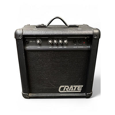 Used Crate BX15 1X8 15W Bass Combo Amp