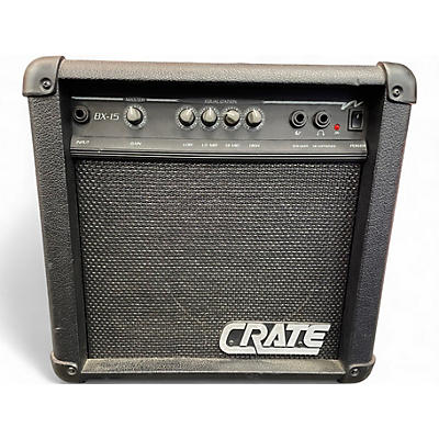 Used Crate BX15 1X8 15W Bass Combo Amp