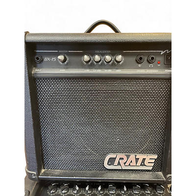 Used Crate BX15 1X8 15W Bass Combo Amp