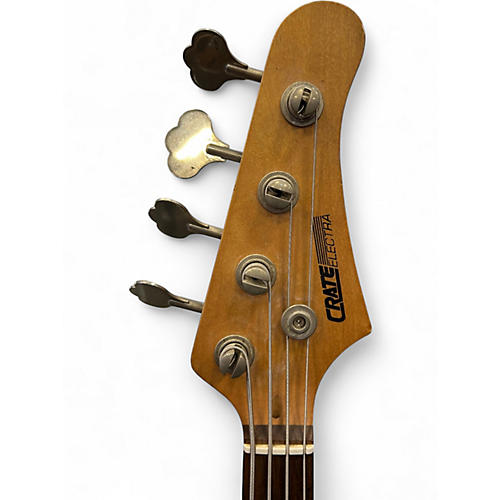 Used Crate ELECTRA Black Electric Bass Guitar Black