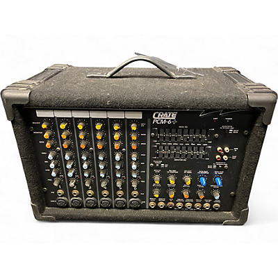 Used Crate PCM6 Powered Mixer