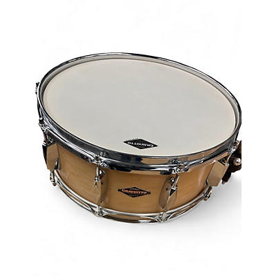 Used Craviotto 14X5.5 Maple Snare Natural Drum
