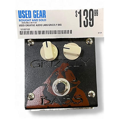 Used Creative Audio Labs Grizzly Bass Effect Pedal