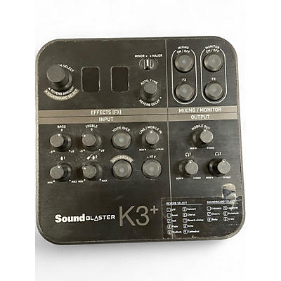 Used Creative Sound Blaster K3+ Audio Interface