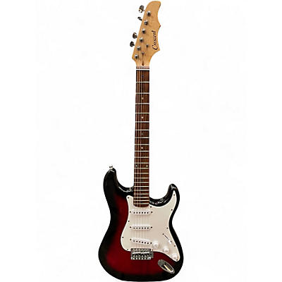 Used Cresent Guitars Strat style 2 Color Sunburst Solid Body Electric Guitar