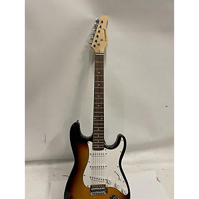 Crestwood Used Crestwood Strat 2 Color Sunburst Solid Body Electric Guitar