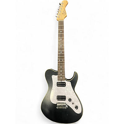 Used Crews Maniac Sound Aristoteles V2 Trans Black Solid Body Electric Guitar