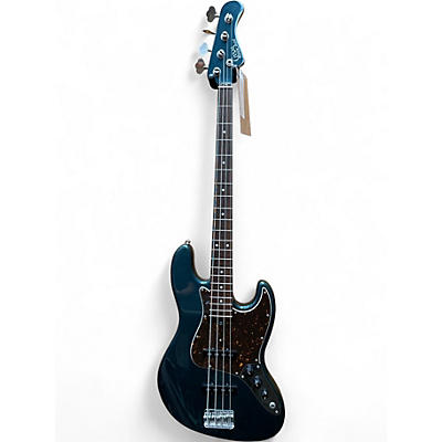 Used Crews Maniac Sound JB Modern Lake Placid Blue Electric Bass Guitar