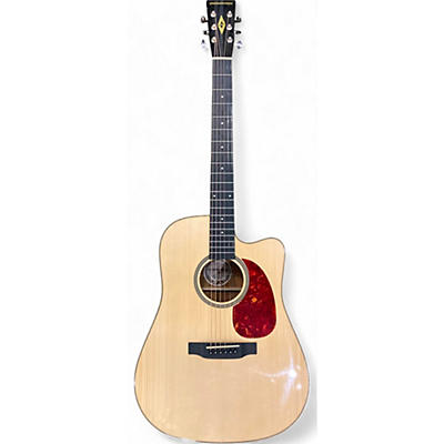 Used Crossroads CD-80CS EQ N Natural Acoustic Electric Guitar