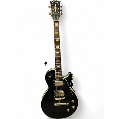 Used Crown Bolt-On Singlecut Black Solid Body Electric Guitar