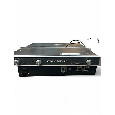 Used Crown D-75 Microphone Preamp