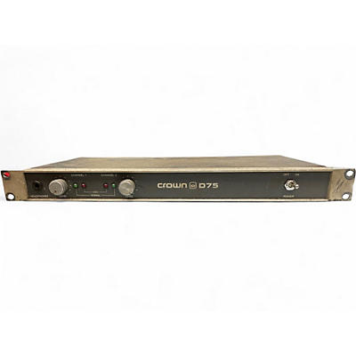 Used Crown d75 Power Amp