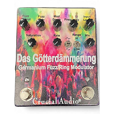 Used Crucial Audio das gotterdammerung germanium fuzz/ring modulator Effect Pedal