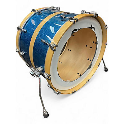 Used Crush Drums & Percussion 3 Piece Sublime Maple BLUE SPARKLE Drum Kit