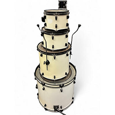 Used Crush Drums & Percussion 4 Piece Alpha Series White Drum Kit