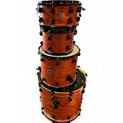 Used Crush Drums & Percussion 4 Piece Chameleon Ash Orange Drum Kit