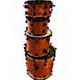 Used Crush Drums & Percussion 4 Piece Chameleon Ash Orange Drum Kit Orange