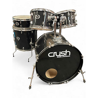 Used Crush Drums & Percussion 5 Piece Alpha Series BLACK SPARKLE Drum Kit