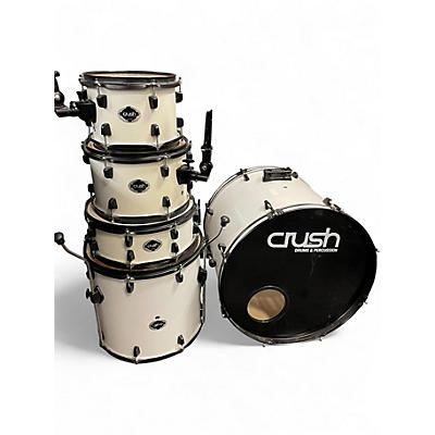 Used Crush Drums & Percussion 5 Piece Alpha Series Classic White Drum Kit