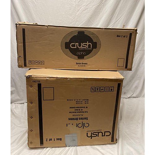 Crush Drums & Percussion Used Crush Drums & Percussion 5 piece Alpha Series Black Drum Kit Black