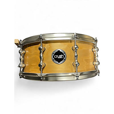 Used Crush Drums & Percussion 6X14 Multi-Species Snare Natural Drum