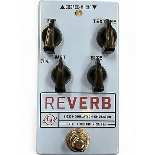 Used Cusack Reverb Effect Pedal Package